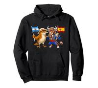 Argentina Spain Flag Argentine Roots Spanish Heritage Pullover Hoodie