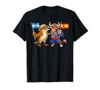 Argentina Spain Flag Argentine Roots Spanish Heritage T-Shirt