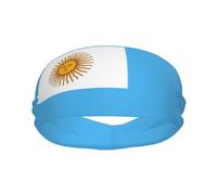 Argentina Sweatbands for Women Men Headbands Argentina Flag Stretchy Sweatband Argentine Head Bands Headband