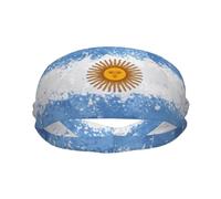 Argentina Sweatbands for Women Men Headbands Argentina Flag Stretchy Sweatband Argentine Head Bands Headband