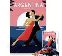 Argentina Tango 1000 Piece Adult Puzzles Brain Development Light Enjoyment Sharp Edges (50X75CM)