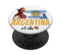Argentina Vintage Gaucho Flag Retro Tango Dancer Souvenir PopSockets Adhesive PopGrip