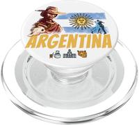 Argentina Vintage Gaucho Flag Retro Tango Dancer Souvenir PopSockets PopGrip for MagSafe