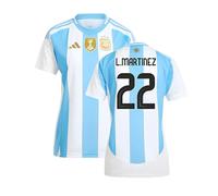 Argentina Women's 2024-2025 Home Shirt L.MARTINEZ 22 in Blue | Size: Large Argentina Blue L