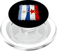 Argentina Yugoslavia Half Flag Argentinian Yugoslavian PopSockets PopGrip for MagSafe