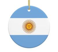 Argentine flag Ceramic Ornaments Are Beautiful and Fashionable Suitable for Various Festival Decorations