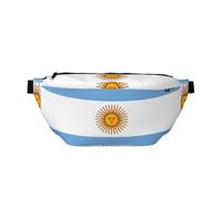 Argentine flag Crossbody Waist Pack â€“ Large Capacity Lightweight Sling for Outdoor Sport, Travel, Shopping