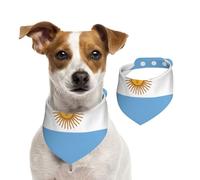 Argentine Flag Dog Bandanas-Washable Dog Kerchief for Small to Large Pet Scarf for Girl Or Boy, Pet Accessories
