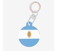 Argentine Flag Dog Tags Round Pet Tag,Acrylic Pet ID Tags Durable and Stylish,Perfect for Small to Large Pets