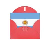 Argentine Flag Pearl Paper Holiday Greeting Card With Envelopes Weddings Party Birthday Invitations Wishes