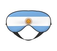 Argentine Flag Print Eye Mask for Comfortable Sleep â€“ Elastic Nighttime Shade, Perfect for Plane, Travel, and Meditation