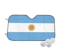 Argentine flag Print Foldable Car Windshield Sun Shade 140x76cm
