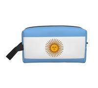 Argentine Flag Print Travel Organizer Toiletry Bag Cosmetic Bags Wash Bag for Men Women,for Travel Gym Daily