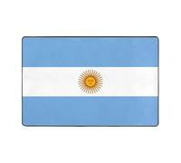 Argentine Flag Printed Living Room Carpet 72 * 48 inches for Coffee Table/Bedside/Office/Balcony