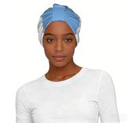 Argentine flag Printed Pre-Tied Headscarf Turban Hat for Women, Elastic Sleep Cap for Chemo Hair Daily Wear