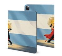 Argentine Flag Tango Funny Tablet Case Compatible with IPAD Pro 2021 （11in） Personality Protective Cover with Pen Slot