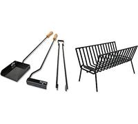 Argentine grill asado brasero parrilla iron.Premium Brasero + BARBECUE KIT (Shovel, Poker and Tongs) - Sor Pampa Grill