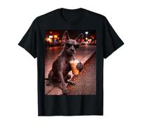 Argentine Pila Dog Iced Coffee Dogo Argentino Lover Funny T-Shirt