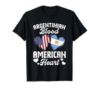 Argentinian Flag Uniform American Outfit US Flags Argentina T-Shirt