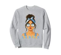 Argentinian Girl Argentina Flag Argentinian Girlfriend Wife Sweatshirt