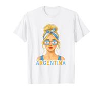 Argentinian Girl Argentina Flag Argentinian Girlfriend Wife T-Shirt