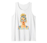 Argentinian Girl Argentina Flag Argentinian Girlfriend Wife Tank Top