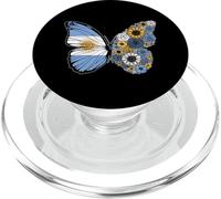 Argentinian Girls Roots Argentina Pride Butterfly Women PopSockets PopGrip for MagSafe