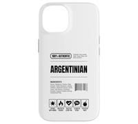 Argentinian Nutrition Facts Ingredients Label Case for iPhone 14