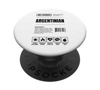 Argentinian Nutrition Facts Ingredients Label PopSockets Adhesive PopGrip