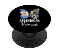 Argentinian Princess Butterfly Roots Argentina Heritage PopSockets Adhesive PopGrip