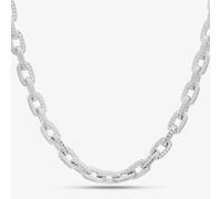 Argentium Silver 18 Inch Textured Link Chain ARG-94302-18