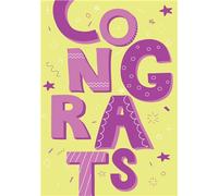Argento Congratulations Card - Yellow