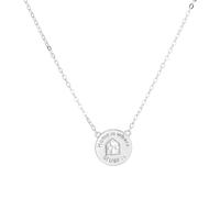 Argento Silver Home Is Where Mum Is Necklace - Silver