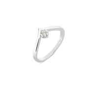 Argento Silver Lab Created 025ct Wish Bone Promise Ring - 52