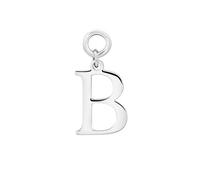 Argento Silver Letter B Pendant Charm - 925 Silver