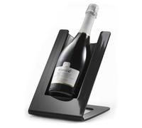argentoè Gelette Wine Cooler - Bottle Cooler and Thermal Bottle Holder for the Table - Champagne Cooler & Champagne Cooler Without Ice - Design Made in Italy (Black)