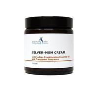 argentum plus - Silver-MSM Cream with Indian Frankincense Essential Oil and natural Frangipani fragrance (120 ml)