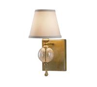 Argentum Wall Light Featuring a Mouth Blown Bubble Glass Orb