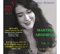 Argerich - Martha Argerich Vol. 5: Mozart Concerto No. 20, Recital of 1966. Live performances
