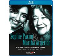 Argerich,Martha; Pacini,Sophie - Martha Argerich, Sophie Pacini - New Years Impressions from Vienna - Piano Works by Mozart and Liszt [Blu-ray] [2022] [NTSC]