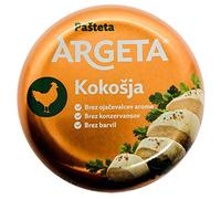 ARGETA Premium Exquisite Chicken Pate - 14 cans of Excellent and Delicious Pate - Natura Aroma Flavor - Preservatives and Gluten Free - Perfect Delicacy - 1330 Grams (95 Grams per jar x 14) - Argeta