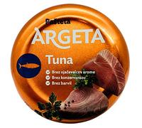 ARGETA Premium Exquisite Tuna Pate - 14 cans of Excellent and Delicious Pate - Natura Aroma Flavor - Preservatives and Gluten Free - Delicacy for gourmets - 1330 Grams (95 Grams per jar x 14) - Argeta