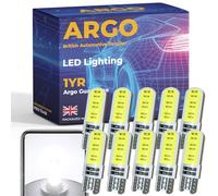 Argo 10 Pcs T10 501 Led Bulbs Silica Xenon White Car Light Bulbs Car Interior Upgrade Number Plate Light Map Dome Courtesy Van Capless Wedge 194 168 W5w Bulb Led Side Light Bulb 12v
