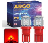 Argo 24v 501 Led Bulbs 5 Smd Xenon Red High Level Third Brake Light Bulb Lorry HGV Interior Upgrade Map Dome Courtesy 194 168 T10 W5w Bulb Side Light Bulbs