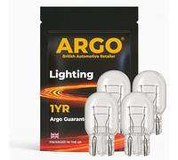 Argo 4 Pcs W21/5w Bulb Halogen 12v DRL Daytime Running Lights W21w Bulb 7443 Brake Light Bulbs Upgrade Super Bright Light Bulb T20 Bulb Car Van Wedge 580 W21/5w Car Bulb Headlight Bulb