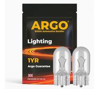 Argo 501 Bulbs Halogen 5w T10 W5w Bulbs 12v | 194 168, Number Plate Light, Car Van, Long Lasting, Bright Clear, Halogen Side Light Parking, Dome Map Boot Interior