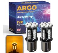 Argo 581 Py21w Indicator Bulbs 44 Led Amber Smd 1156 Bau15s Py21w Led Indicator Bulb Car Van Upgrade Bright Xenon Front Rear Hazard Light Orange Indicator Bulbs 12v