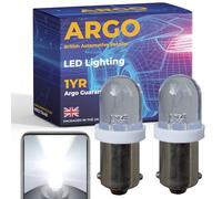 Argo Bax9s H6w Led Bulbs Xenon White 12v Car Light Bulbs Car Interior 434 433 T4W Number Plate Light Bulb Map Dome Van Side Marker Light Reverse Light Led Side Light Bulb