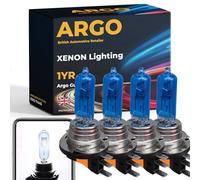 Argo H15 Headlight Bulbs 55w Xenon White 6000k 12v Twin Pack | 715 Pj26t-1, High Main Beam, Headlamp, Van Car, Replacement, DRL Daytime Running Lights, Bright Halogen Replacement