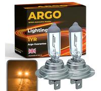 Argo H7 Headlight Bulb 100w Halogen 2500k 12v H7 477 Car Headlight Bulb High Low Dipped Main Beam Headlamp Bright Upgrade Fog Car Light Bulbs 499 PX26D Headlight Bulbs